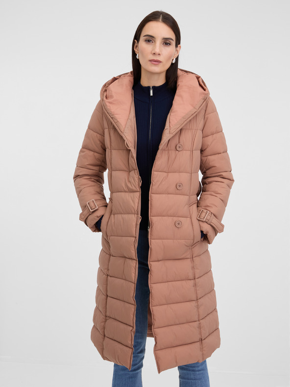 Orsay Bež ženski prošiveni kaput ORSAY