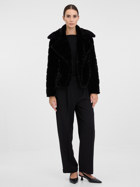 Orsay Crni ženski kratki krzno ORSAY