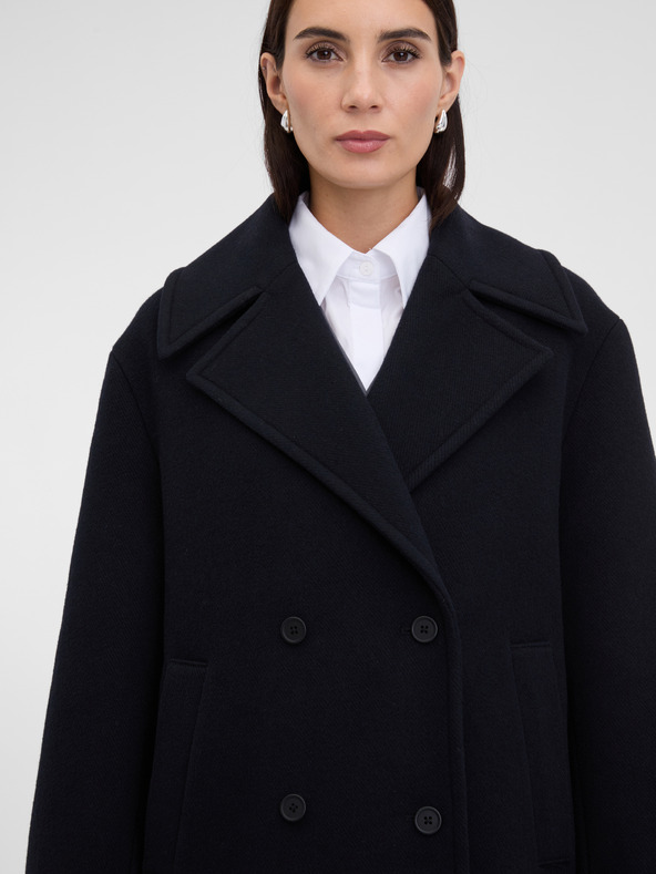 Orsay Crni ženski kratki kaput ORSAY