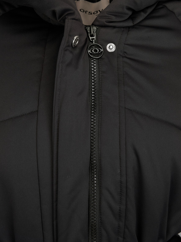 Orsay Crni ženski prošiveni kaput ORSAY