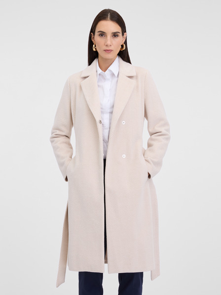 Orsay Krem ženski kaput ORSAY