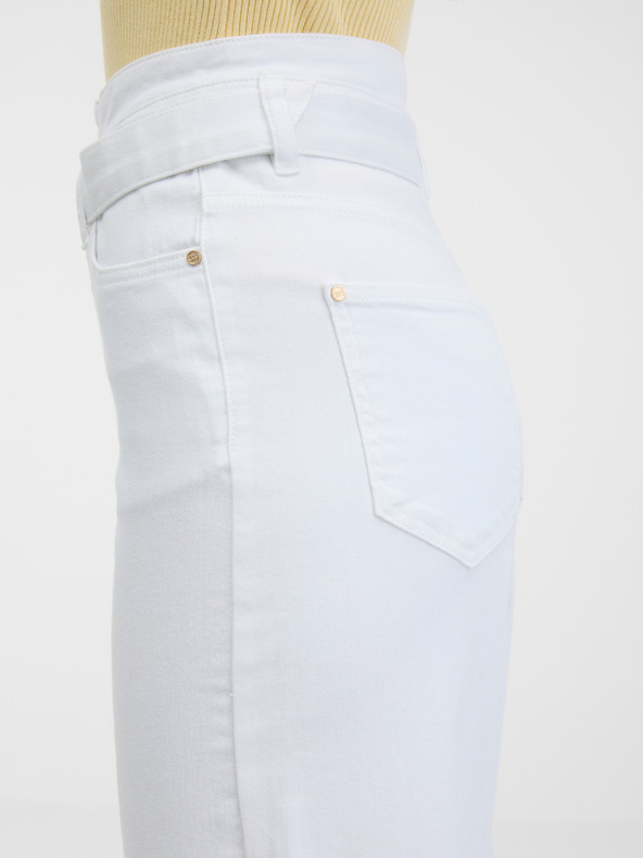 Orsay Bijele ženske široke traperice ORSAY