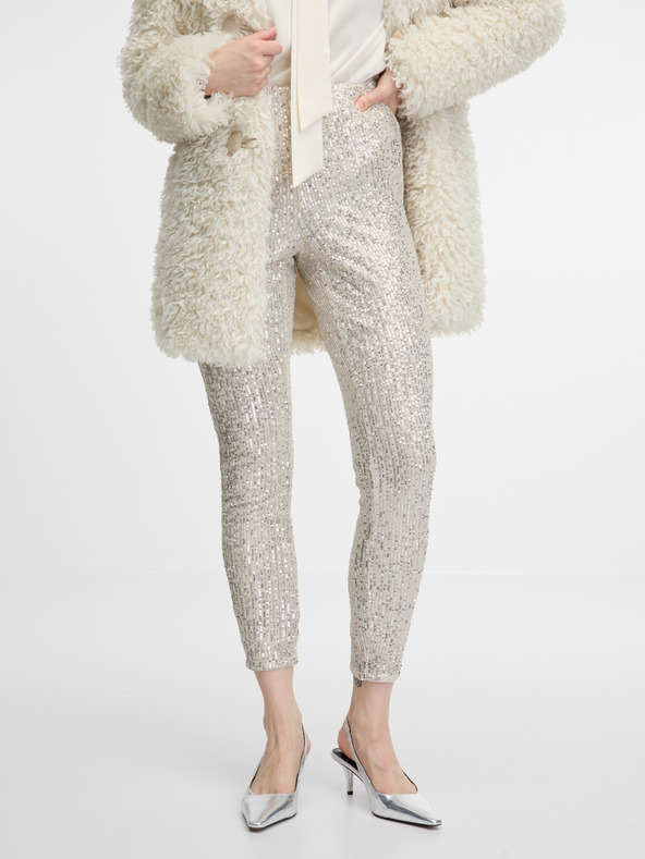 Orsay Krem ženske tajice ORSAY