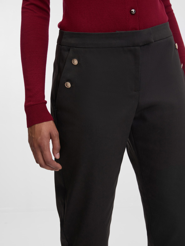 Orsay Crne ženske hlače ORSAY