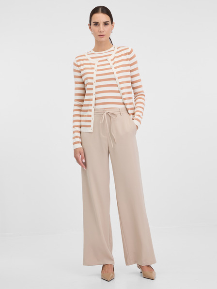 Orsay Krem ženske hlače ORSAY