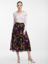 Orsay Ljubičasta midi suknja s cvjetnim uzorkom ORSAY