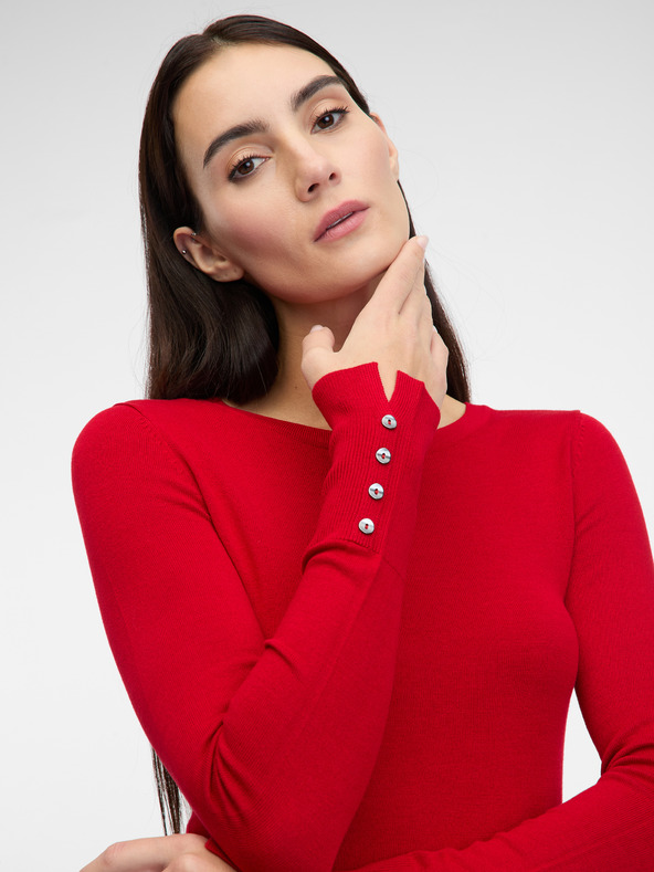 Orsay Crveni ženski pulover ORSAY