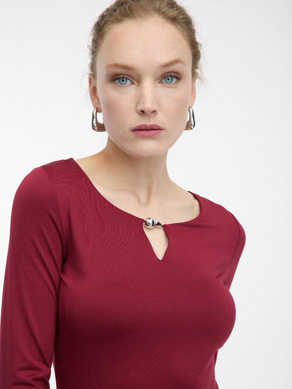 Orsay Bordo haljine do koljena ORSAY