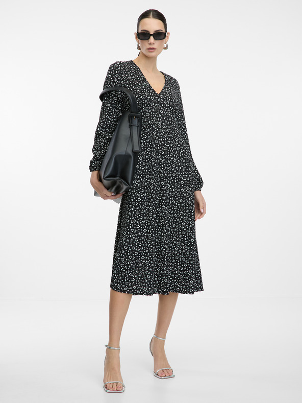 Orsay Crna midi haljina ORSAY