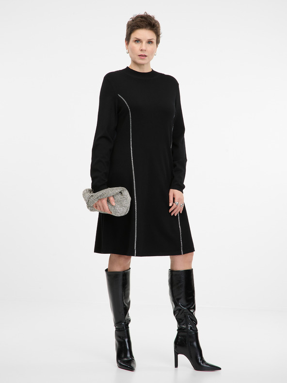 Orsay Crna ženska haljina ORSAY