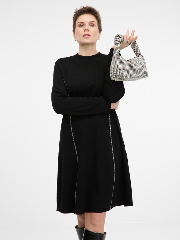 Orsay Crna ženska haljina ORSAY