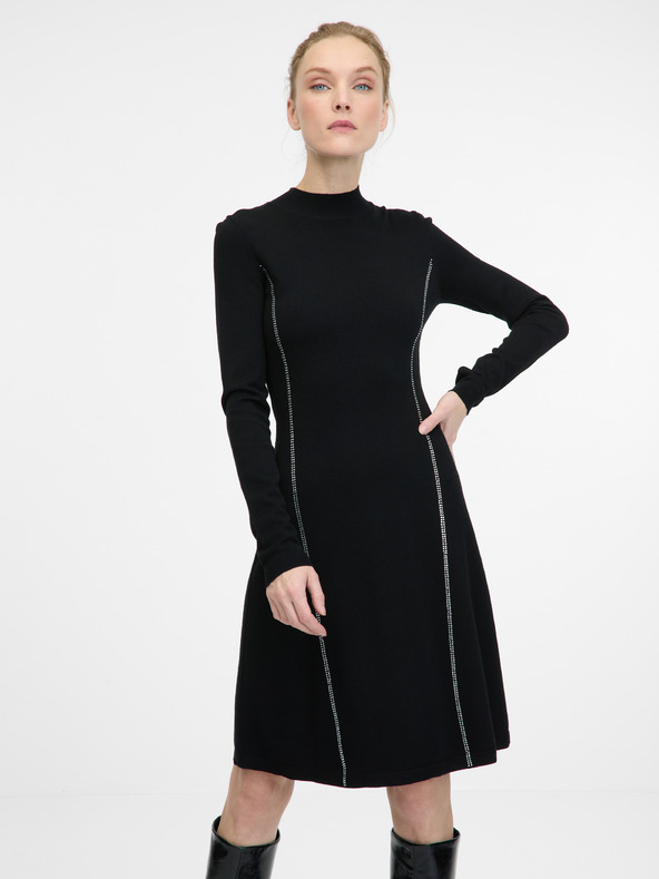 Orsay Crna ženska haljina ORSAY