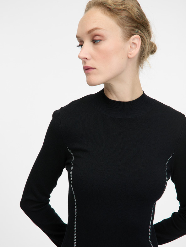 Orsay Crna ženska haljina ORSAY