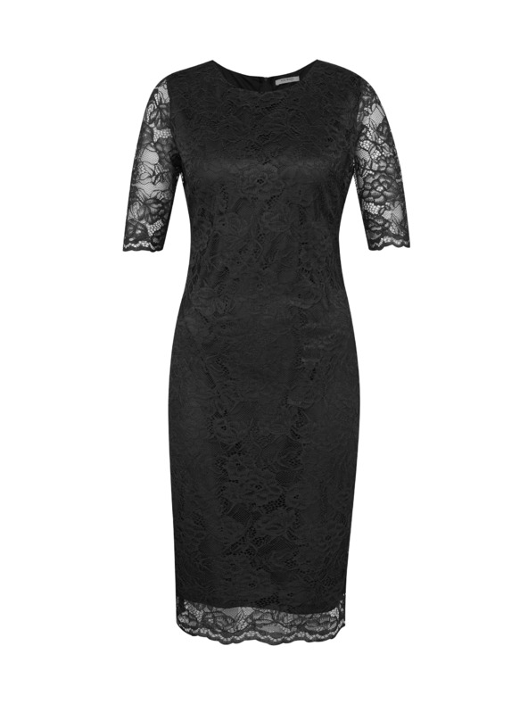 Orsay Crna ženska haljina do koljena ORSAY