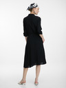 Orsay Crne ženske košuljaste haljine do koljena ORSAY