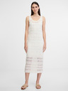 Orsay Krem ženska midi haljina ORSAY