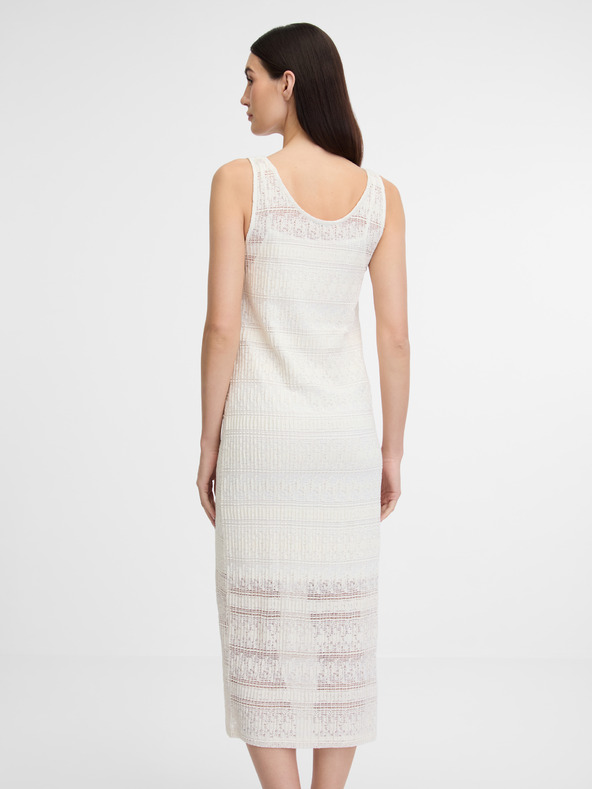 Orsay Krem ženska midi haljina ORSAY