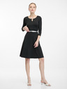 Orsay Crna ženska haljina do koljena ORSAY