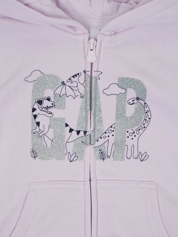 GAP Baby dukserica s patentnim zatvaračem i kapuljačom GAP