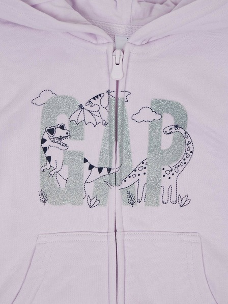 GAP Baby dukserica s patentnim zatvaračem i kapuljačom GAP