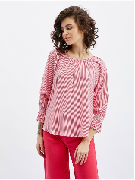 Orsay Tamnoružičasta ženska prugasta bluza ORSAY