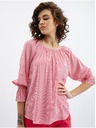 Orsay Tamnoružičasta ženska prugasta bluza ORSAY
