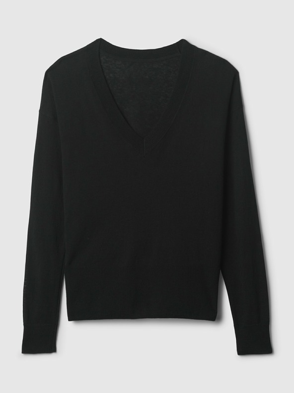 GAP Laneni pulover s prorezima GAP