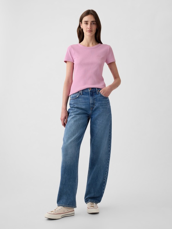 GAP Rebrasta majica s logom GAP