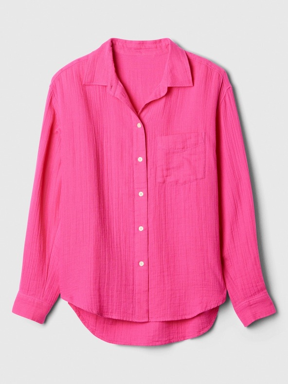 GAP Oversize muselinska košulja GAP