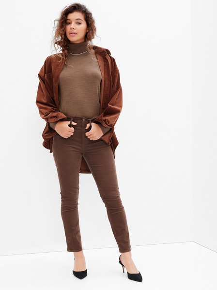 GAP Uske vintage baršunaste hlače GAP