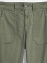 GAP Hlačice girlfriend khaki visokog struka Utility GAP