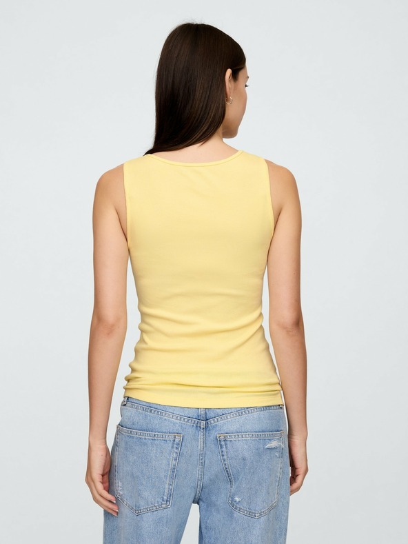 GAP Rebrasta majica bez rukava s logom GAP