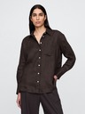 GAP Lanena oversize košulja Big Shirt GAP