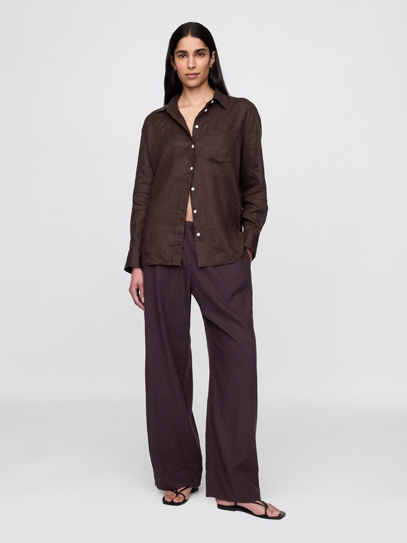 GAP Lanena oversize košulja Big Shirt GAP