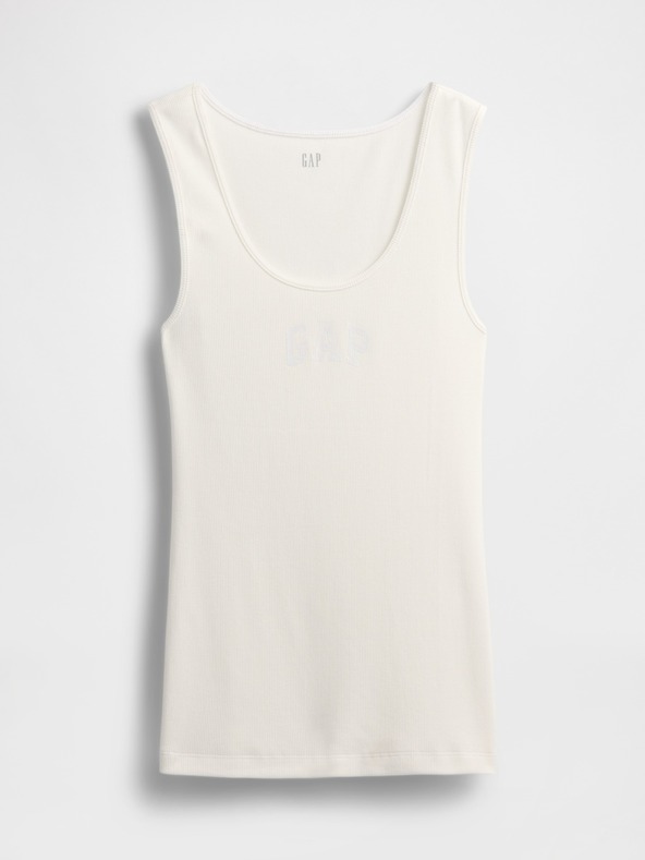 GAP Rebrasta majica bez rukava s logom GAP