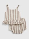 GAP Baby prugasti set peplum GAP