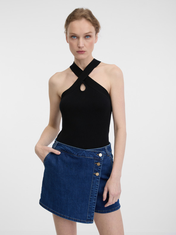 Orsay Crna ženska majica bez rukava ORSAY