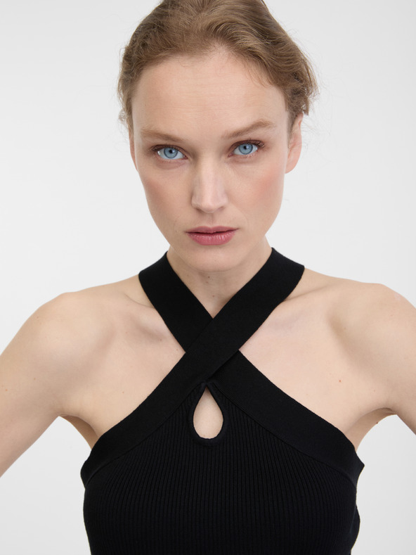 Orsay Crna ženska majica bez rukava ORSAY