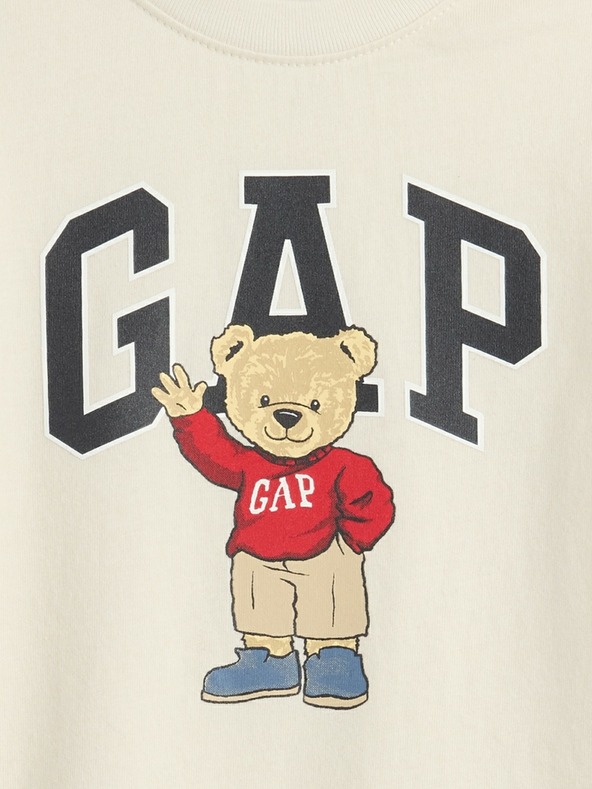 GAP Baby majica s logom Brannan Bear GAP