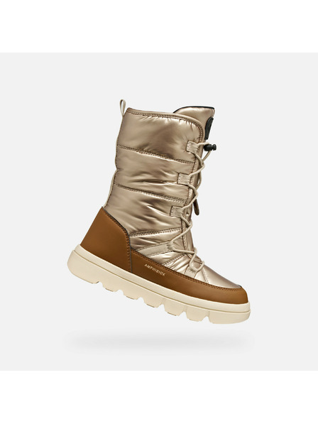 Geox Zlatna djevojčanska zimska obuća Geox Willaboom A