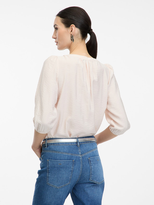 Orsay Svijetlo ružičasta bluza s tročetvrtinskim rukavima za žene ORSAY