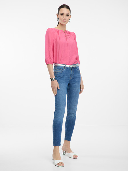 Orsay Ružičasta bluza s tročetvrtinskim rukavima za žene ORSAY