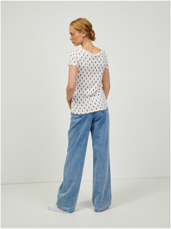 Orsay Ružičasto-krem majica s uzorkom ORSAY