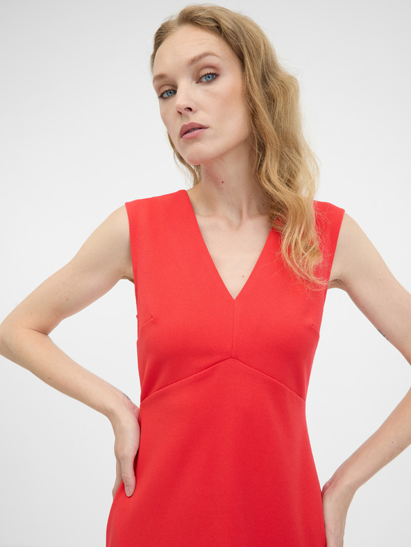 Orsay Crvena ženska haljina do koljena ORSAY