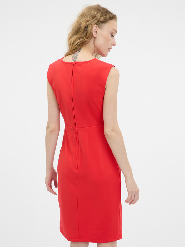 Orsay Crvena ženska haljina do koljena ORSAY
