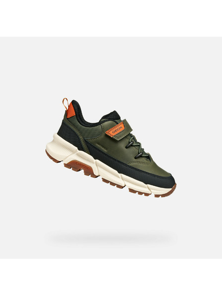 Geox Khaki dječačke tenisice Geox Flexyper Plus