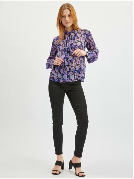 Orsay Ljubičasta ženska cvjetna bluza ORSAY