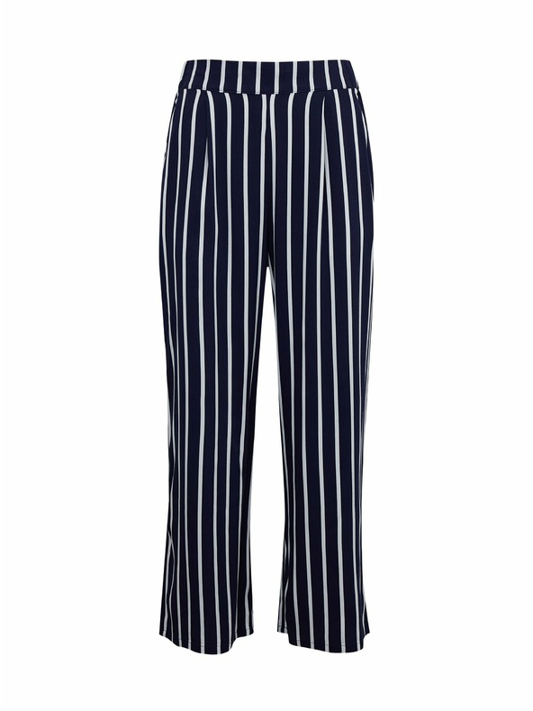 Orsay Tamnoplave ženske prugaste suknja-hlače ORSAY