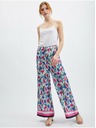 Orsay Svjetloplave ženske hlače cvjetnog uzorka ORSAY