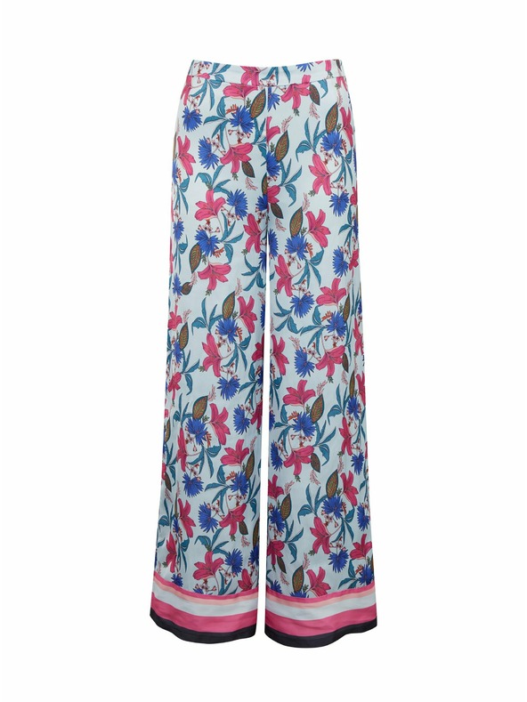 Orsay Svjetloplave ženske hlače cvjetnog uzorka ORSAY
